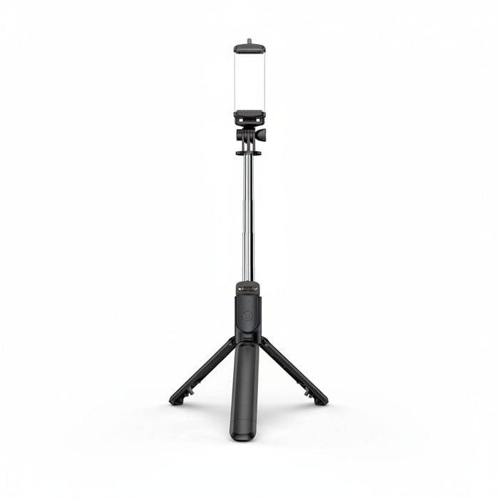 Selfie Stick Tripod with Remote for iPhone/Android - Black