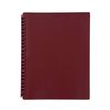 Marbig A4 20 Pocket Refillable Display Book (Maroon)