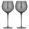 2pc Tempa Verity Gin/Tonic Drink Crystal Glass Set - Smoke