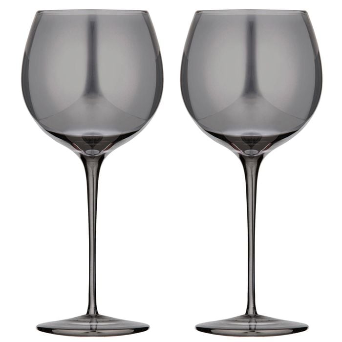2pc Tempa Verity Gin/Tonic Drink Crystal Glass Set - Smoke