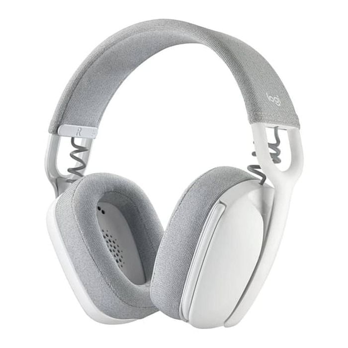 Logitech Zone Vibe 100 Wireless Over The Ear Headphones - Off White [981-001220]