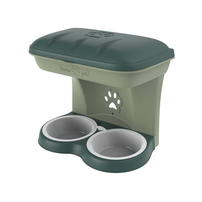 Hartman Green Bama Pet Food Stand Maxi