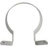 Kinetic 90mm White Plastic Coat Saddle Standoff Clips - 4 Pack