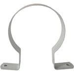 Kinetic 90mm White Plastic Coat Saddle Standoff Clips - 4 Pack