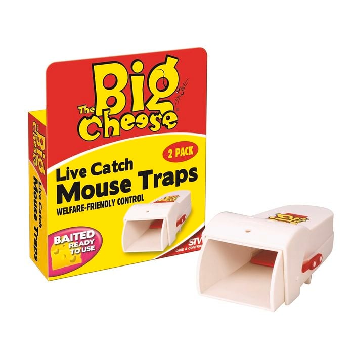 Big Cheese Live Catch Mouse Trap - 2 Pack