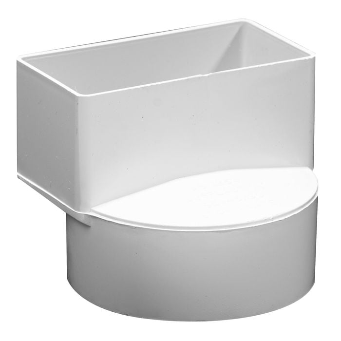 Holman 100 x 80 x 90mm PVC Stormwater Downpipe Adaptor