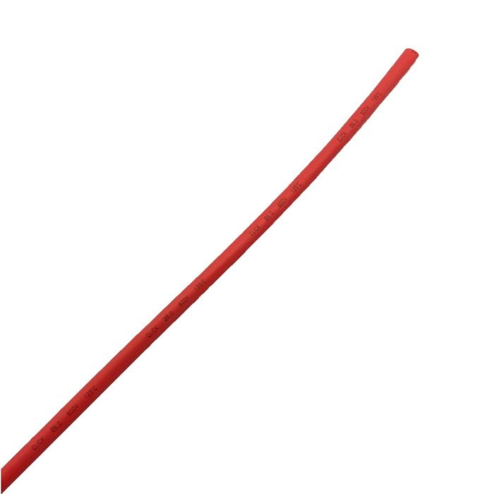 Click 6 x 1.2m Red Heatshrink Tubing - 6mm