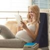 DreamZ Cool Gel Memory Foam Wedge Pillow Neck Back Support S+L