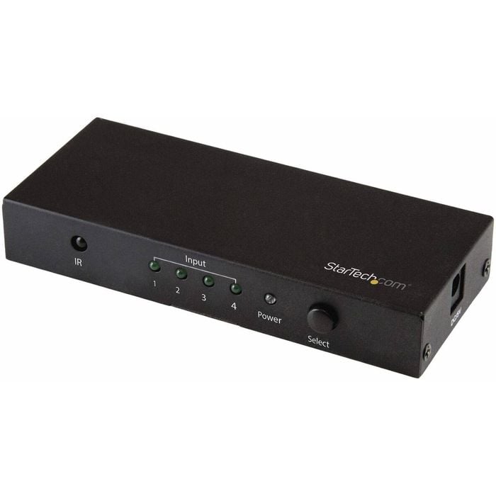 Startech.com 4 Port Hdmi Switch - 4k 60hz - Supports Hdcp - Ir - Hdmi Selector - Hdmi Multiport Video Switcher