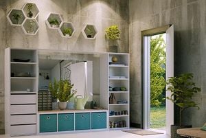 Clever Cube Entry With Storage