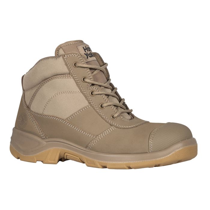 Hard Yakka Size 12 Stone Slate Slate Inch Angled Side Zip Boot