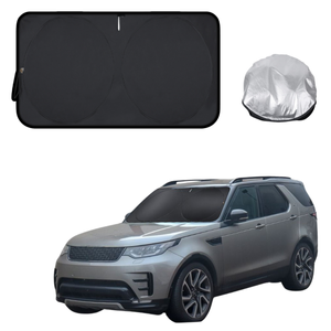Front Windscreen Sun Shade for Land Rover Discovery 2017 - Current (D5) - Standard 150 x 85 cm - Black
