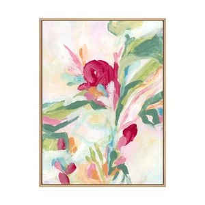 Artey | Tropical Rhythm II - Framed Canvas - Natural Frame - 112 x 150cm