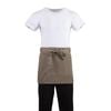 Whites Waist Apron Polycotton Tan 750x373mm Hospitality Service Uniform
