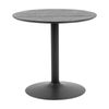 Modern Furniture TITAN Round Dining Table 80cm - Black