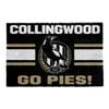 AFL 60 x 40cm Collingwood Coir & PVC Doormat - Single