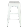 Durafurn 650mm High White Riviera Counter Stool