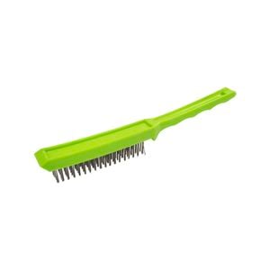 Haydn 4 Row Wire Brush with Plastic Handle