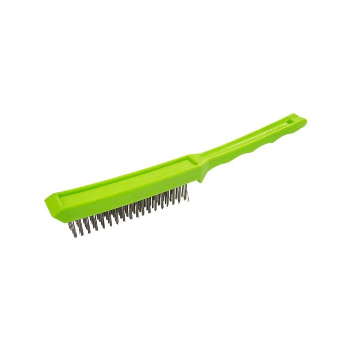 Haydn 4 Row Wire Brush with Plastic Handle