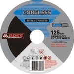 DTA Boss 125mm Cordless Steel & Stainless Steel Abrasive Cut Off Wheel