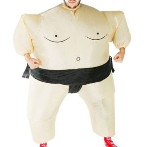 Inflatable Novelty Sumo Wrestler Adults Costume - One Size