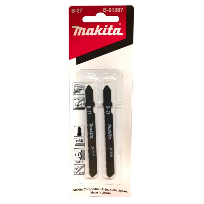 Makita No. B27 24 Teeth Jigsaw Blade - 2 Pack
