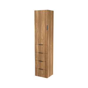 Lugna 2048 x 450 x 380mm Cove 3 Shelf 4 Drawers Left Hinged Door Storage Cabinet