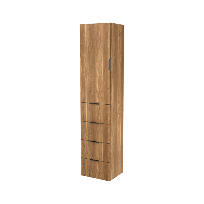 Lugna 2048 x 450 x 380mm Cove 3 Shelf 4 Drawer Left Hinged Door Storage Cabinet