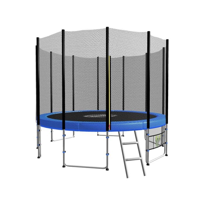 Kahuna Blizzard 10 Ft Trampoline Outdoor Round Jumper Bouncer Pad Net Mat