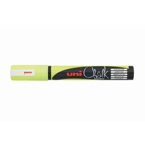 Uni Bullet Tip Chalk Marker 2.5mm (Fluoro Yellow)