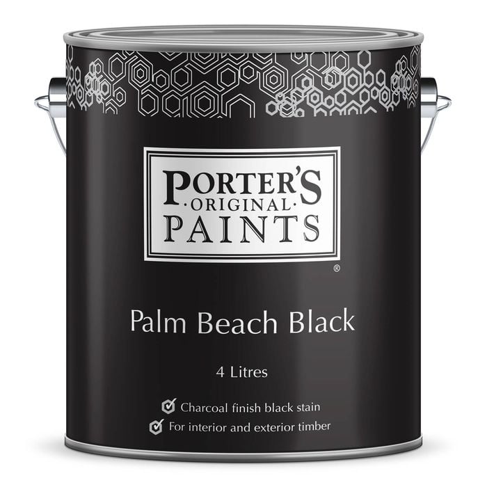 Porter's Paints 4L Palm Beach Black Timber Stain