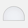 Future Glass Kira Arch Mirror - 800 x 1200mm - Brushed Nickel