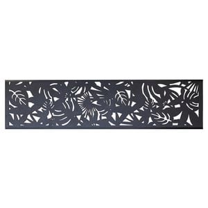 Matrix 2400 x 600mm Charcoal Rainforest Fence Extension - Rainforest