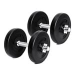 METEOR 15kg Adjustable Dumbbell Set for Home Gym
