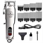 Cordless Hair Clipper Beard Trimmer 3.7V 2000mAh Rechargeable