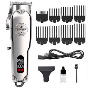 Cordless Hair Clipper Beard Trimmer 3.7V 2000mAh Rechargeable