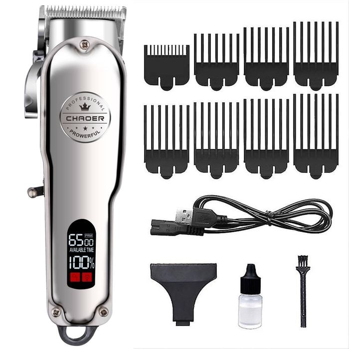 Cordless Hair Clipper Beard Trimmer 3.7V 2000mAh Rechargeable
