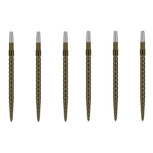2x 3pc Target Swiss Diamond Pro Gold Dart Point Replacement Spare Tip 40mm