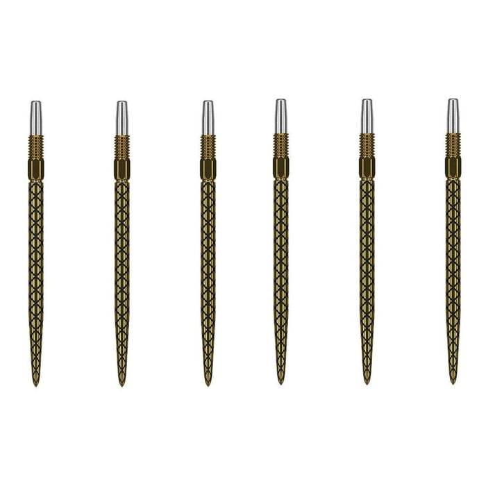 2x 3pc Target Swiss Diamond Pro Gold Dart Point Replacement Spare Tip 40mm
