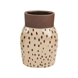 Urban Remy 18cm Ceramic Plant/flower Vase Display Pot Small - Mocha