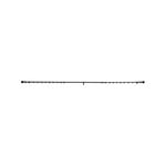 Windoware 1500-3000mm 13/16mm Black Adjustable Reno Curtain Rod
