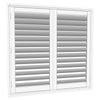 EasyAS 1210 x 1200mm White Adjustable Plantation Shutter