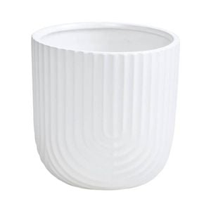 Eden 14.5cm Off White Rainbow Indoor Ceramic Planter