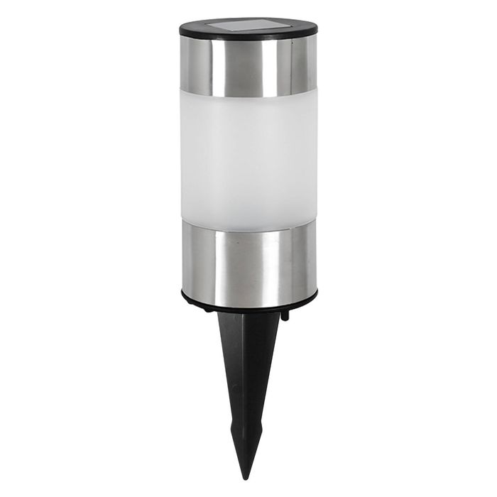 Click Cool White Solar LED Bollard Light
