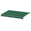 Instahut Retractable Folding Arm Awning Manual Sunshade 5mx3m Dark Green