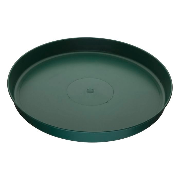 IP Plastics 34cm Round Saucer Green