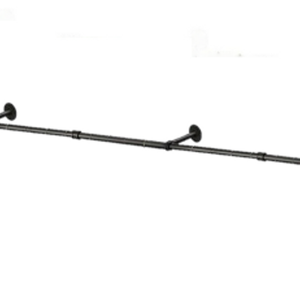 Industrial Pipe Clothes Rail | Wall Mounted Heavy Duty Garment Rack