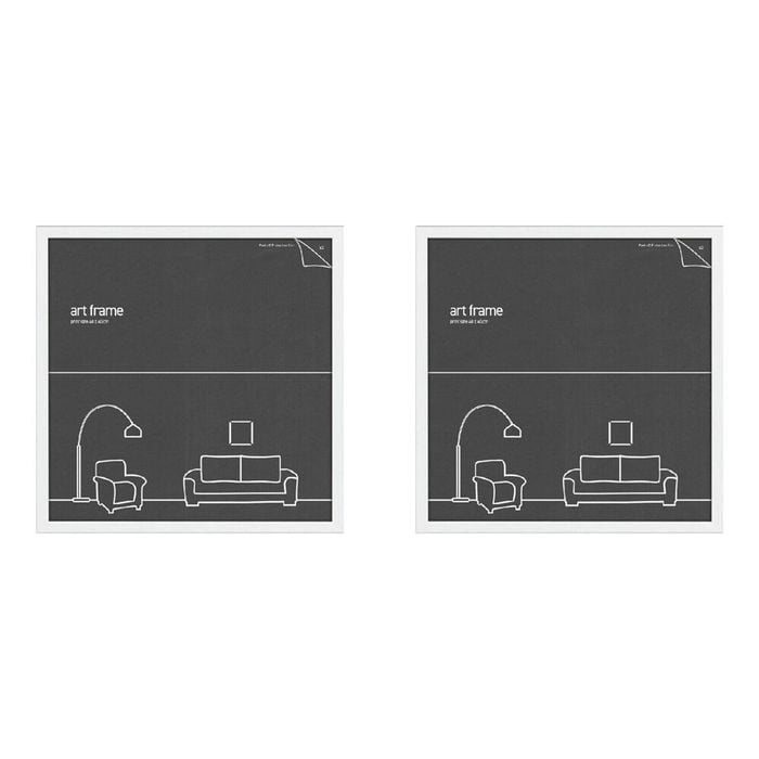 2PK Impact Merch Deluxe Picture Frame Fits up to 40x40cm Print - White