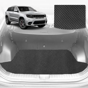 6D Diamond Car Boot Mat for Jeep Grand Cherokee (WK)2011-2021-Cargo Mat-Black-Outback GT