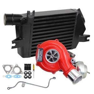 Gen1 High Flow Turbo Charger With 60mm Intercooler And Genuine Oil Feed Pipe For Mitsubishi Triton Mn 4d56 2.5l Vt16